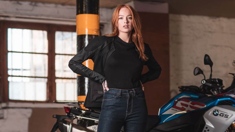 Oxford Damen Aramidfaser Super Leggings Verstärkt Damen Motorrad Hose 